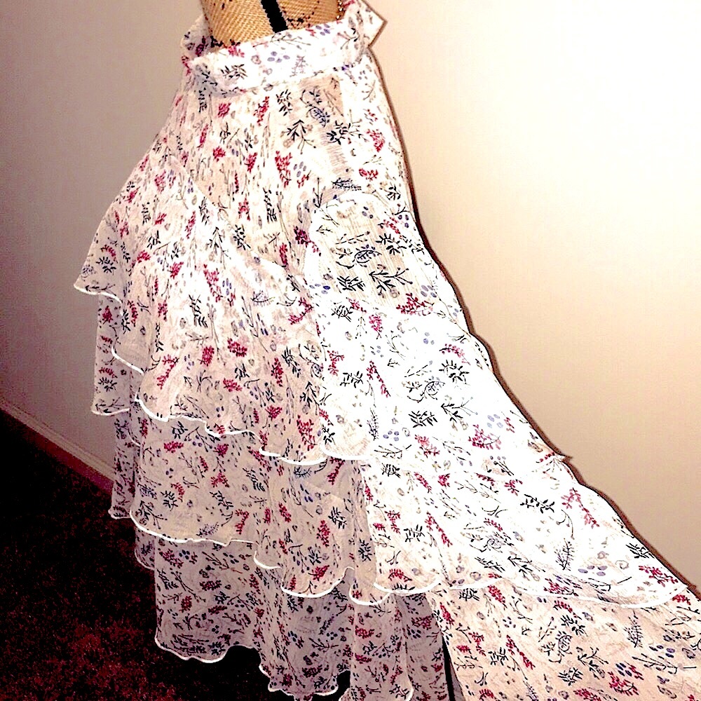 Floral Ruffle Blouse top